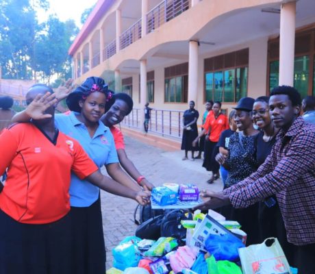 Donating clothing, food and tangible goods to those in remote areas